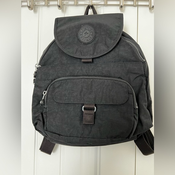 Kipling Queenie Solid Black Backpack - Picture 6 of 7